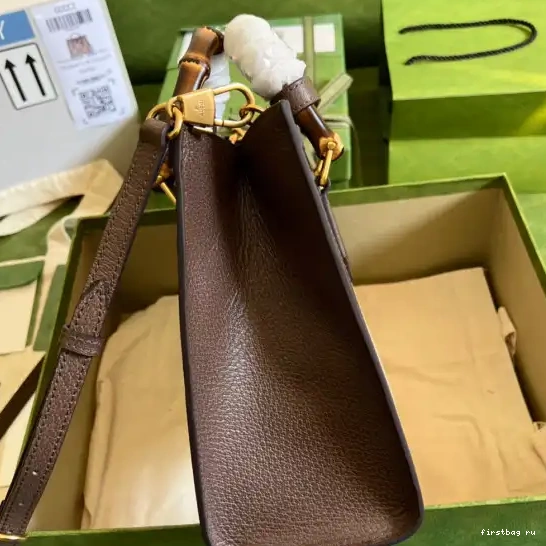 First bag ru small jumbo with Gucci GG bag Diana tote 0611